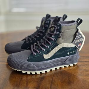 Vans MTE Sk8-Hi GORE-TEX Hiking Boots Insulated Shoe Scarab Green Black Size 6